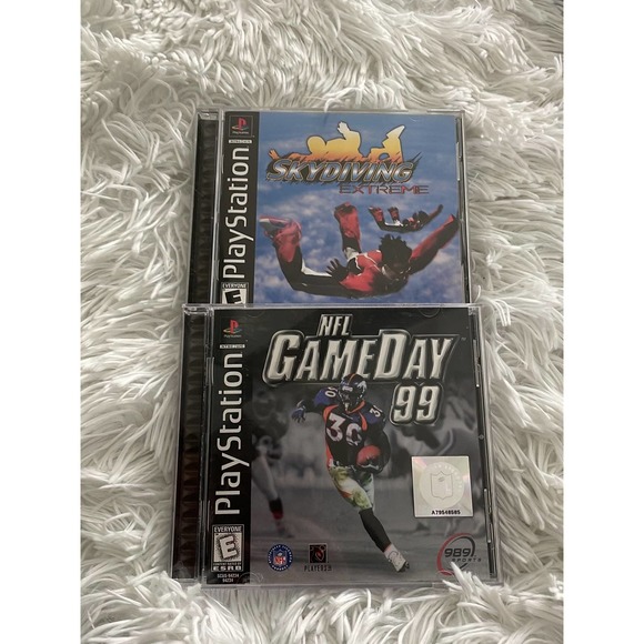 PlayStation skydiving extreme & NFL GAME DAY 99 - Picture 1 of 4